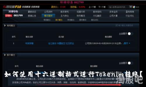 如何使用十六进制格式进行Tokenim转账？