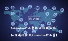 tokenim矿工费能调到最低吗