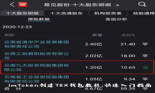  imToken创建TRX钱包教程：快速入门指南