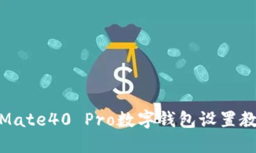 : Mate40 Pro数字钱包设置教程
